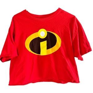 Cropped Incredibles tee